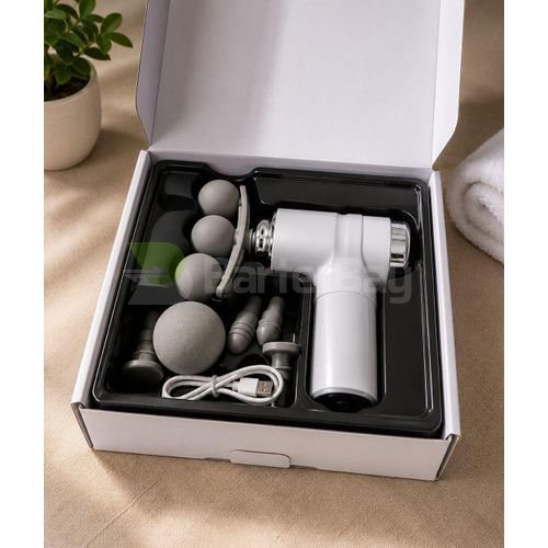 Deep Tissue Massage Gun With 6 Massage Heads